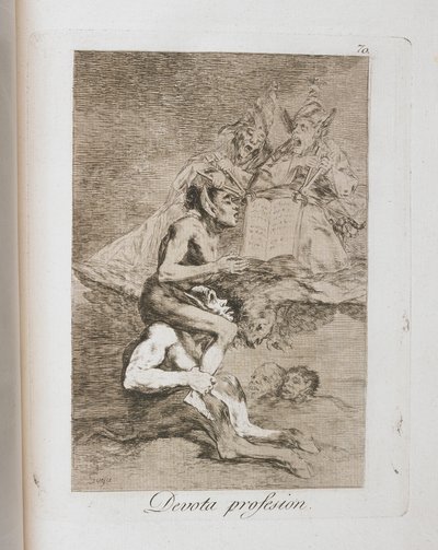 Plate from Los Caprichos by Francisco de Goya
